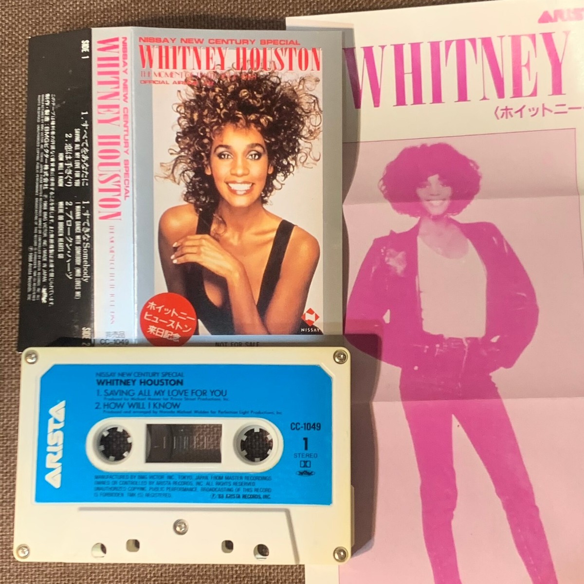 Promo-only WHITNEY HOUSTON Moment Of Truth Tour JAPAN Promo-only WHITNEY HOUSTON Moment Of Truth Tour JAPAN