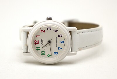 CASIO LQ-139 Classic Round Analog White Band Women's Watch NEED - Main Image