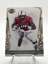 XAVIER LEGETTE 2023 LEAF TRINITY FOOTBALL MEGA BOX BASE CARD PANTHERS