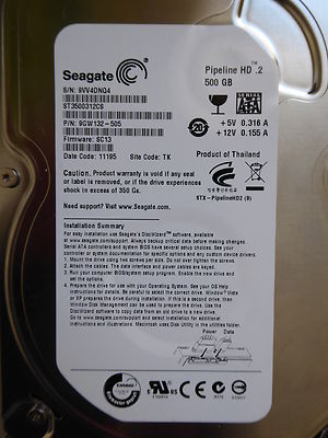 Seagate ST3500312CS | PN: 9GW132-505 | FW: SC13 | TK | 500 GB #04