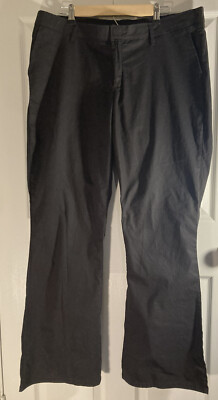 Dickies Pants 39x 32  Work  Womens 18L Black Boot Cut Slim Long Chino Crafted
