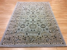 VINTAGE Antique Faded Distressed Look LIGHT BLUE Classic Des. Rug 160x230cm -50%