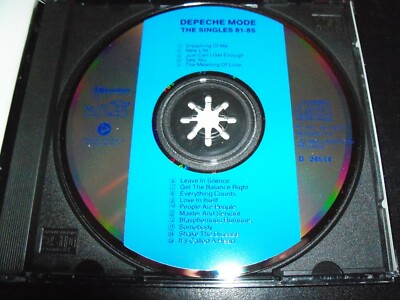Depeche Mode ‎– The Singles 81 – 85 (Australia D24514) CD