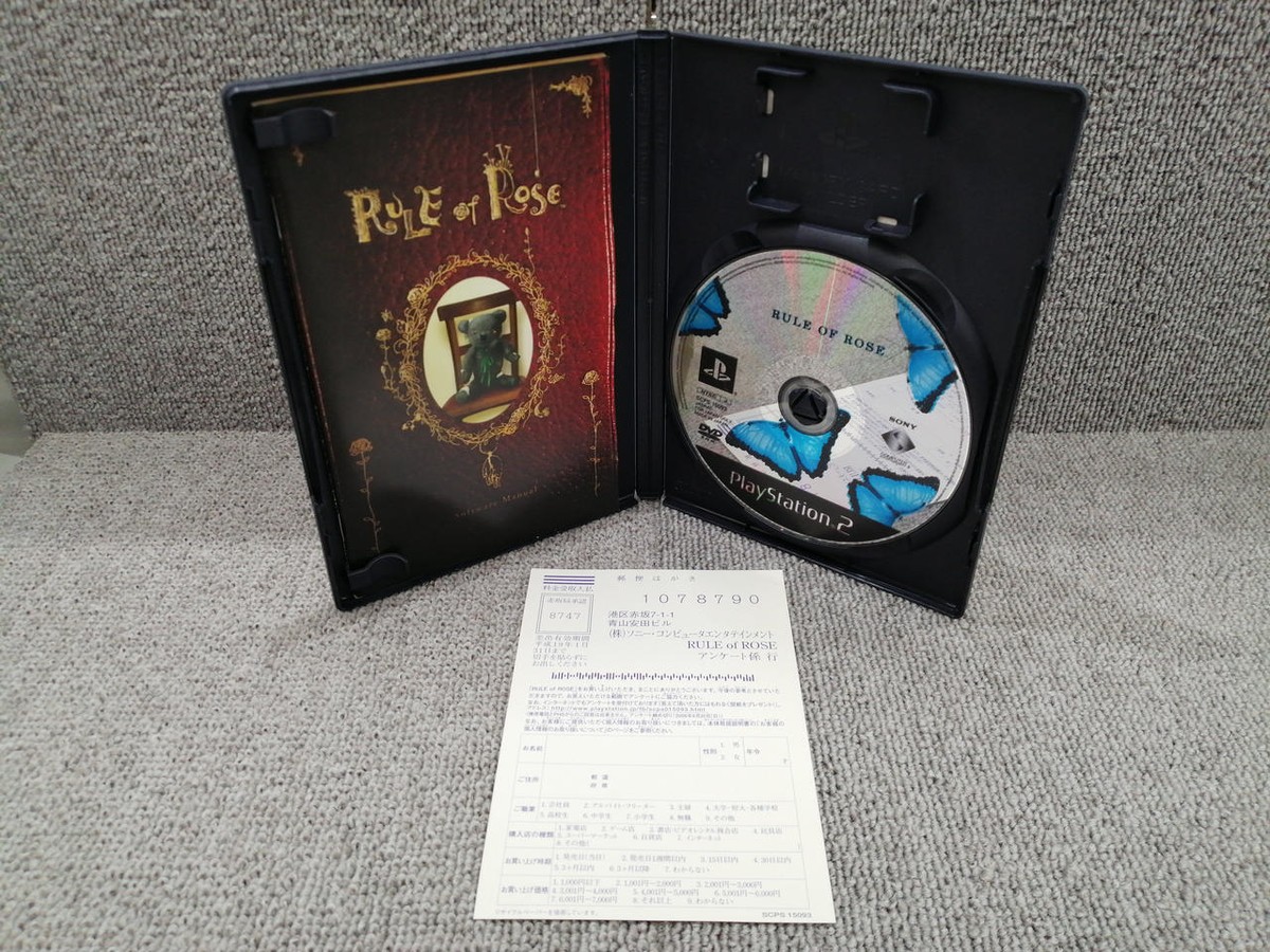 SONY PS2 Rule of Rose NTSC-J Japan 2006 Horror Adventure SONY PS2 Rule of Rose NTSC-J Japan 2006 Horror Adventure