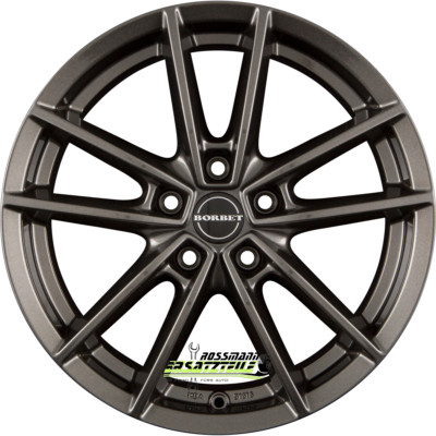 Borbet W mistral anthracite glossy 8x18 ET48 - LK5/112 ML66.5 Felge Alu