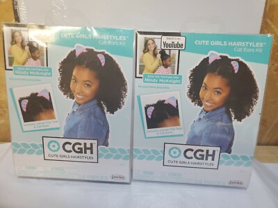 2 - Cute Girl Hairstyles (Cat Ears Kit) Ages 6+ As Seen on TikTok Made Me Buy It