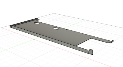 Caselabs SMA8 Chassis Mid Plate (Uncoated) - Made to order