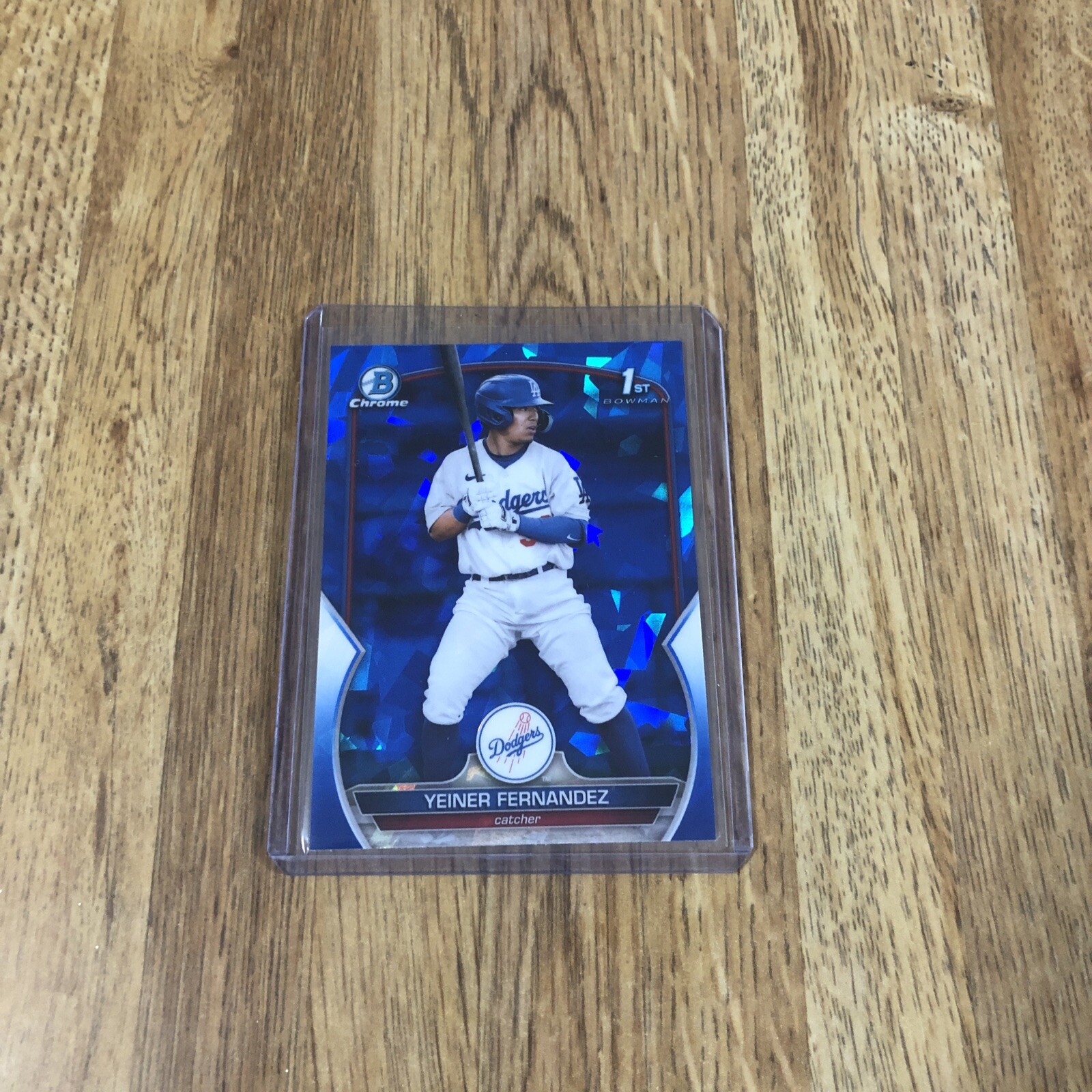 YEINER FERNANDEZ RC 2023 Bowman Chrome 1st Sapphire #BCP-138 Dodgers Free Ship