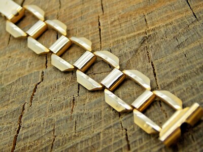 Vintage Butterfly Clasp Chromium Finish Watch Band 13mm NOS Unused Bracelet USA