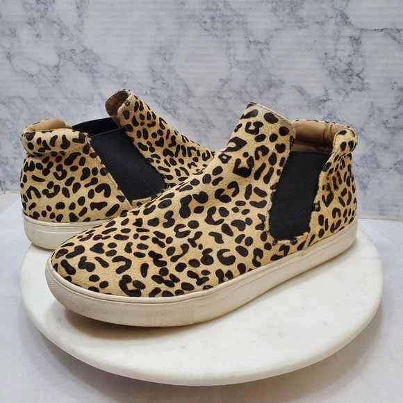 Coconuts by Matisse Sneakers Womens 8 Harlan Slip on Leopard Cow