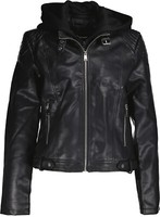 Neu ! Vero Moda Damen Lederjacke Schwarz Gr. L