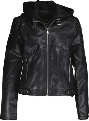 NEU ! VERO MODA Damen Lederjacke schwarz Gr. L