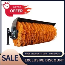Hydraulic Angle Broom Sweeper for Mini Skid Steer Loader Road Snow Sweeper