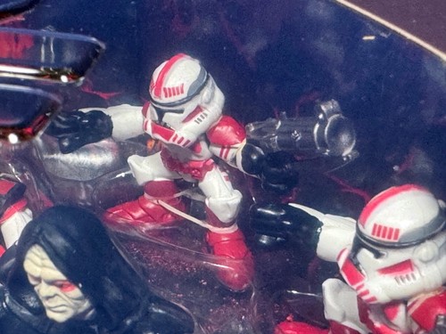 New - BATTLE ON MUSTAFAR - Star Wars GALACTIC HEROES 10 Figures 5 SHOCK TROOPERS - Picture 14 of 18