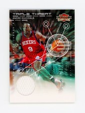 2010-11 Panini Threads Triple Threat Materials #3 Andre Iguodala /399 - 76ers