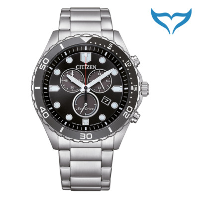 Citizen Sport Chronograph AT2568-82E Herren Armbanduhr Eco-Drive 10 bar Neu