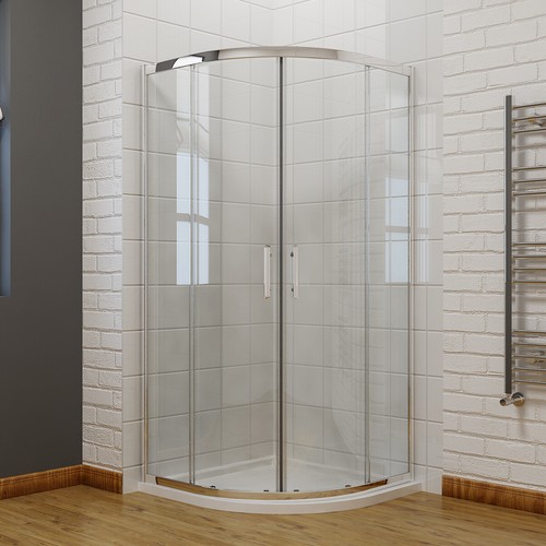 Equal / Offset Quadrant Shower Enclosure Corner Cubicle 8mm NANO Glass Door | UK