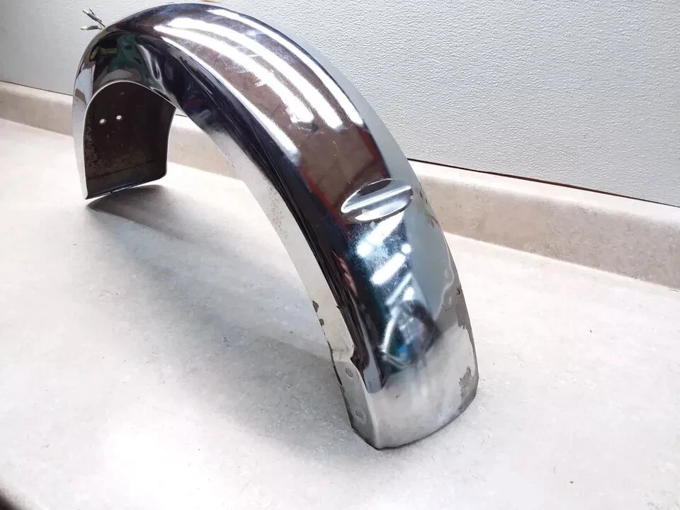 De colección 1970 Yamaha XS1 650 guardabarros trasero cromado luz trasera cable PJ-14 Foto 3 de 4