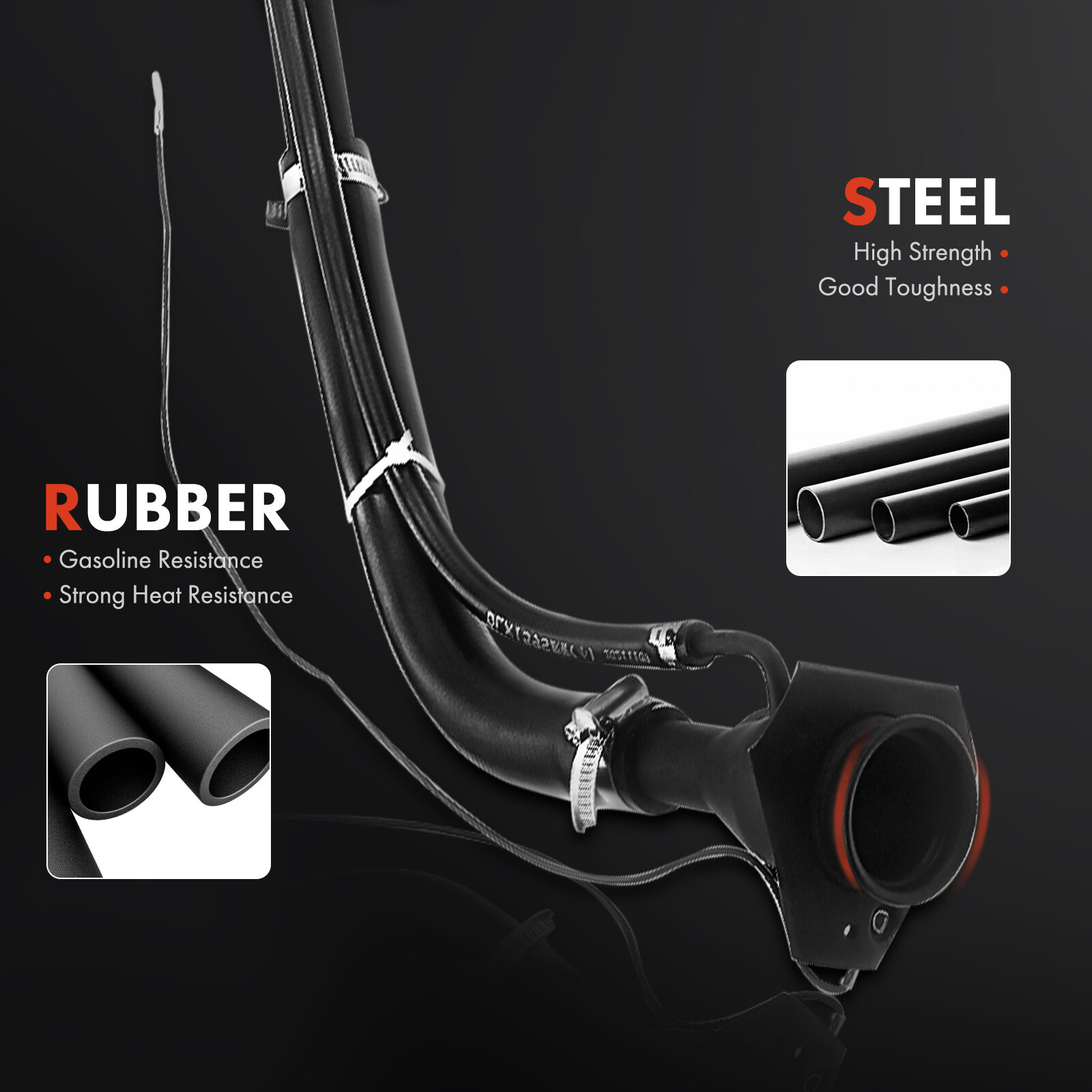 Fuel Gas Tank Filler Neck for Cadillac Escalade EXT Chevrolet Tahoe GMC Yukon