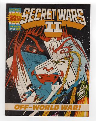 1985 MARVEL SUPER HEROES SECRET WARS II #3 GREAT AVENGERS #260 COVER KEY RARE UK