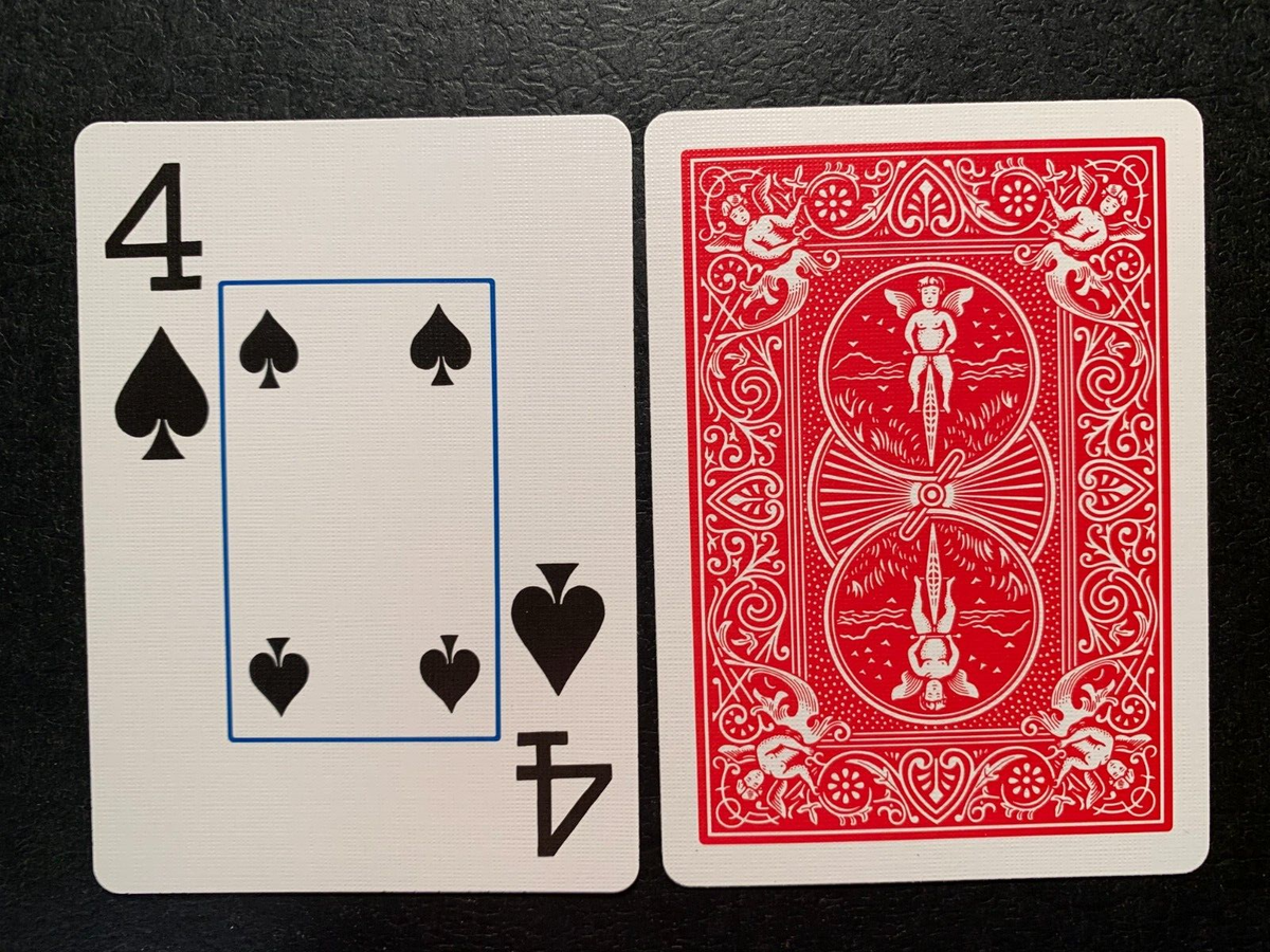 ヴァンガード　フリンティ・スラッシャー　SP 4枚 Swap Playing Card JUMBO Four of Spades BICYCLE One Card U.S.A. | eBay