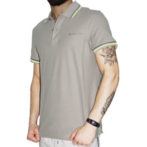 Polo Uomo GURU Sport Cotone Righe Maniche Corte T-Shirt Vari Colori SARANI