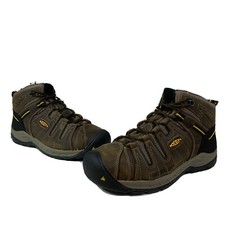 KEEN Men's Utility FLINT II MID WP Boots Cascade Brown/Golden Rod Steel Toe 15EE