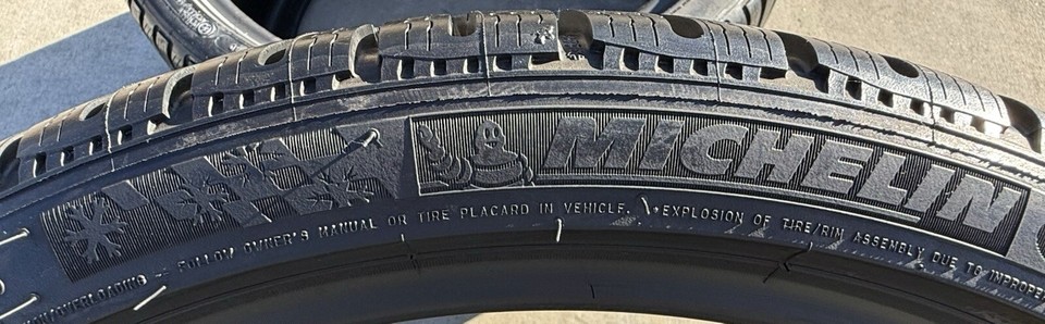 TWO BRAND NEW 335/25R20 103W Michelin Pilot Alpin PA4 Winter Snow Tires ...