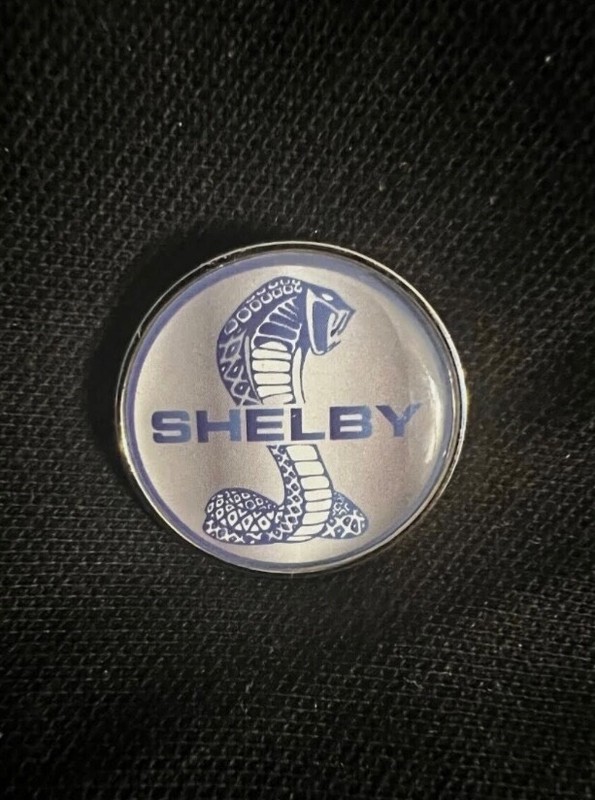 SHELBY COBRA LAPEL PIN FORD 427 - SHIRT -HAT - 1" IN Diameter - GT 500 *bonus