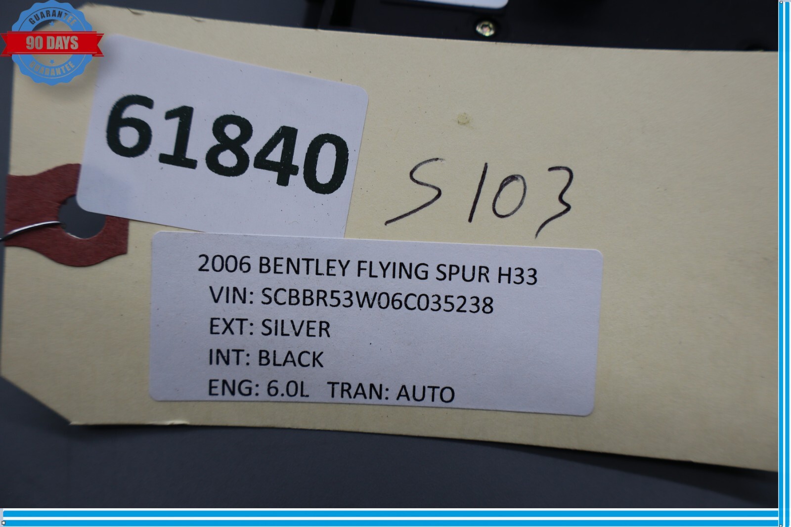 Bentley Continental Flying Spur 2006-2012 Rear Left Seat control switch