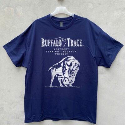Buffalo Trace Frankfort Kentucky Bourbon Distillery Navy Shirt