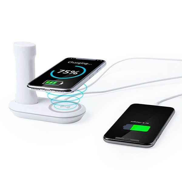 Chargeur sans fil et power bank 2200 mAh Cou, l'accessoire induction de voyage