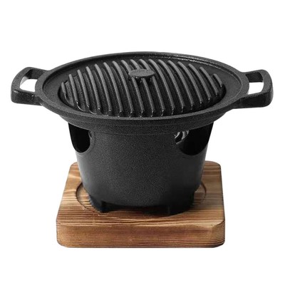  Stave Small Air Fryer Korean BBQ Indoor Barbecue Grilling Plate