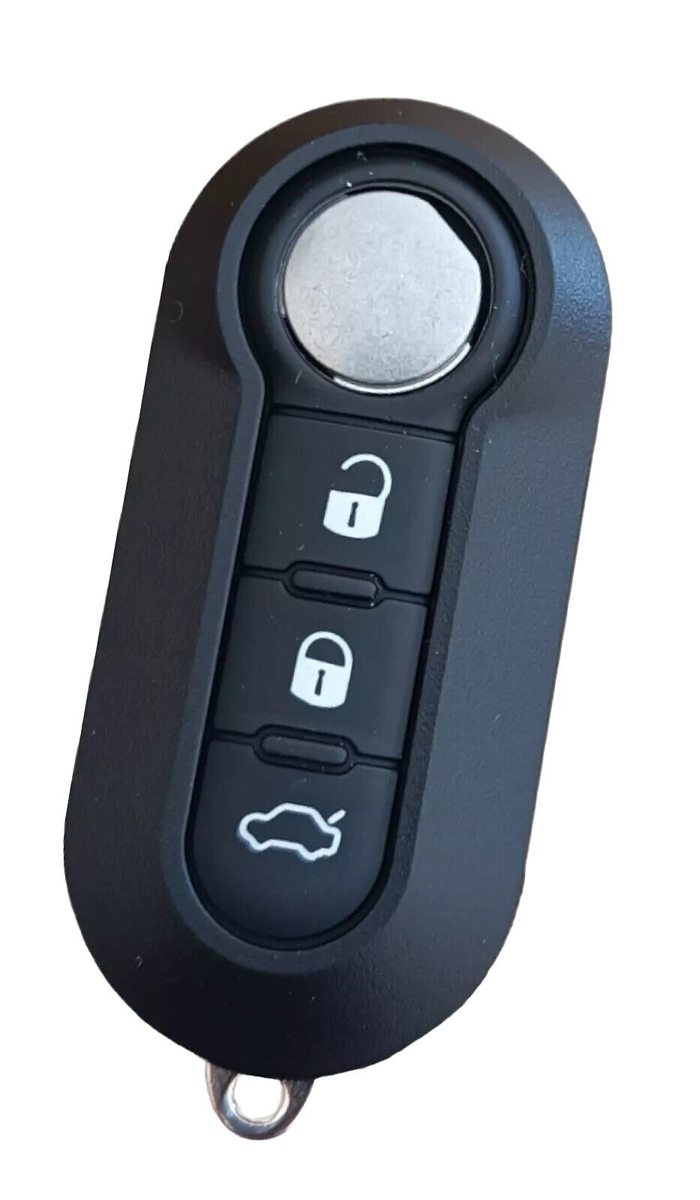 Custodia Chiave Per Fiat Panda 2003-2012 - Telecomando 3 Tasti, Con Alloggiamento Pila