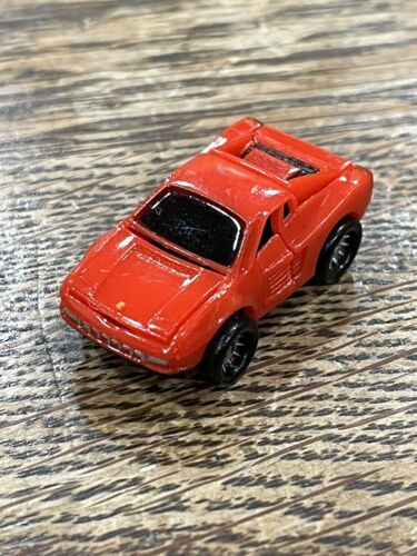Vintage MICRO MACHINES FERRARI TESTAROSSA DELUXE Hood Doors Engine Open Galoob