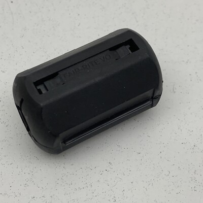 6-Pack) Fair-Rite VO 72K6744 Split Core Ferrite Clamp 9.85 mm, 1