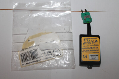 LCD K-Typ Digital Thermoelement Prüfkappe 70 Grad ETI LTD