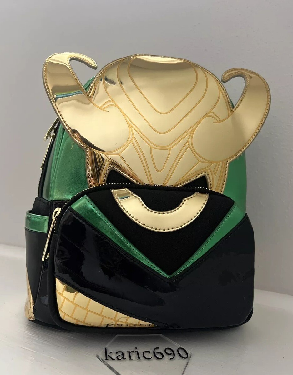 New Disney Marvel Loungefly Metallic Loki Infinity Saga 
