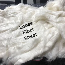 Mulberry Silk Loose Fiber | 36 oz - silk fibers for spinning - silk fibres