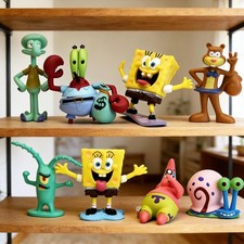 SpongeBob SquarePants 8PCS Aquarium Ornament Home Decor Fisch Tank Dekorieren
