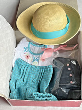 American Girl Samantha Bicycling outfit & hat Beforever Retired 2018 NIB