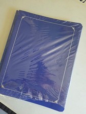 Creative Memories 12x15 Big Book album, blue with silver detailing