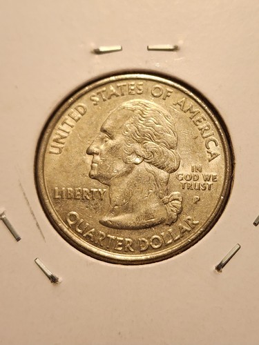 8 O'CLOCK CUD DIE-BREAK 2001-P VERMONT STATE QUARTER ERROR!! - Picture 2 of 2