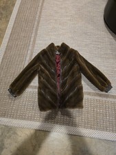 Lilli Ann San Francisco Faux Fur Coat/Israel Vtg '60's-Women