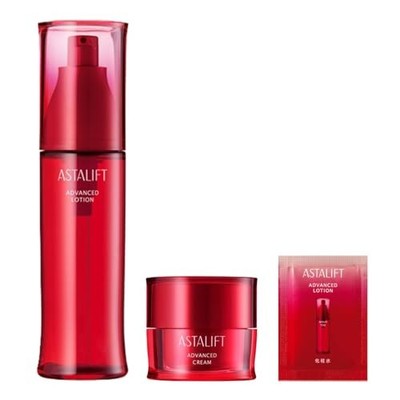ASTALIFT Advanced Lotion 130ml + Advanced Cream 30g + Sample Skincare Set
