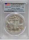 2012-(S) $1 American Silver Eagle PCGS MS70 First Strike Struck At San Francisco