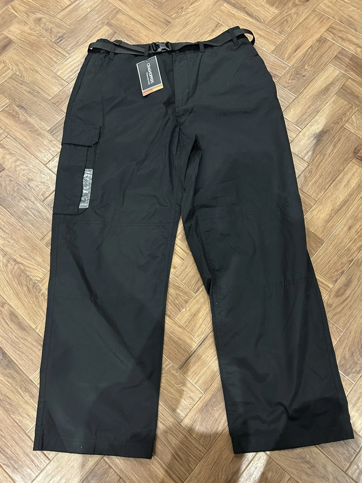 Craghoppers Mens Classic Kiwi Walking Trekking Casual Trousers In Black 38R
Opens in a new window or