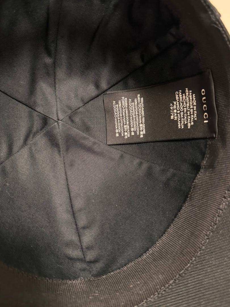 Gucci Hat Cap Baseball Cap Black Size S Women Authentic thumbnail 23