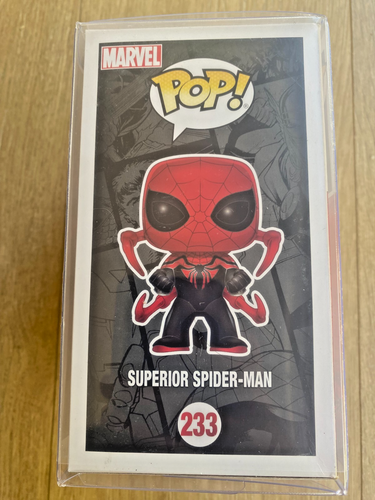 Funko Pop Marvel Superior Spider-Man Figure #233 New in Box Walgreens Exclusive - Picture 4 of 5
