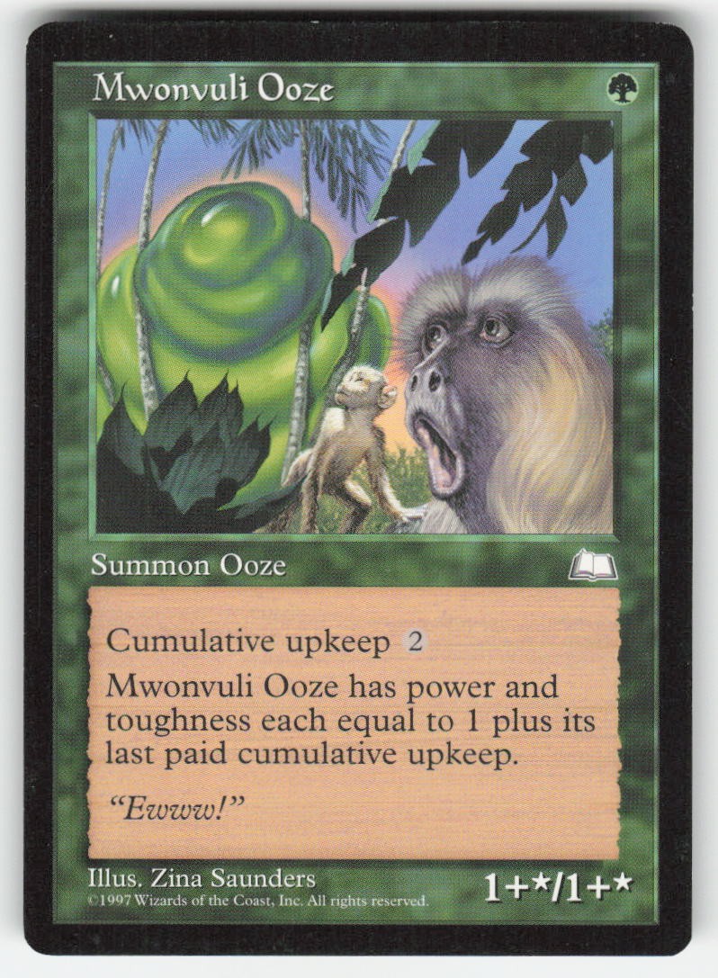 1997 Mwonvuli Ooze Weatherlight MTG